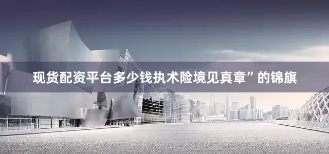 现货配资平台多少钱执术险境见真章”的锦旗