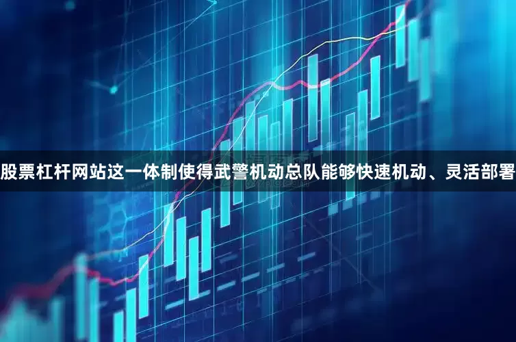 股票杠杆网站这一体制使得武警机动总队能够快速机动、灵活部署